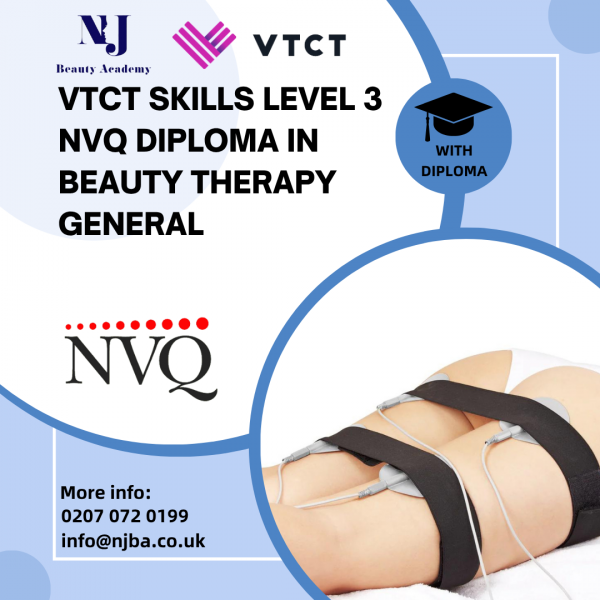 Fast track vtct Level 3 diploma in beauty therapy course